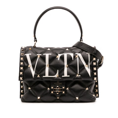 Lambskin VLTN Candystud Top Handle Bag