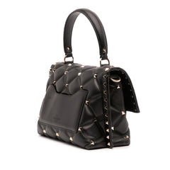 Lambskin VLTN Candystud Top Handle Bag