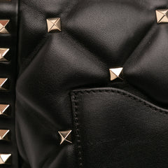 Lambskin VLTN Candystud Top Handle Bag