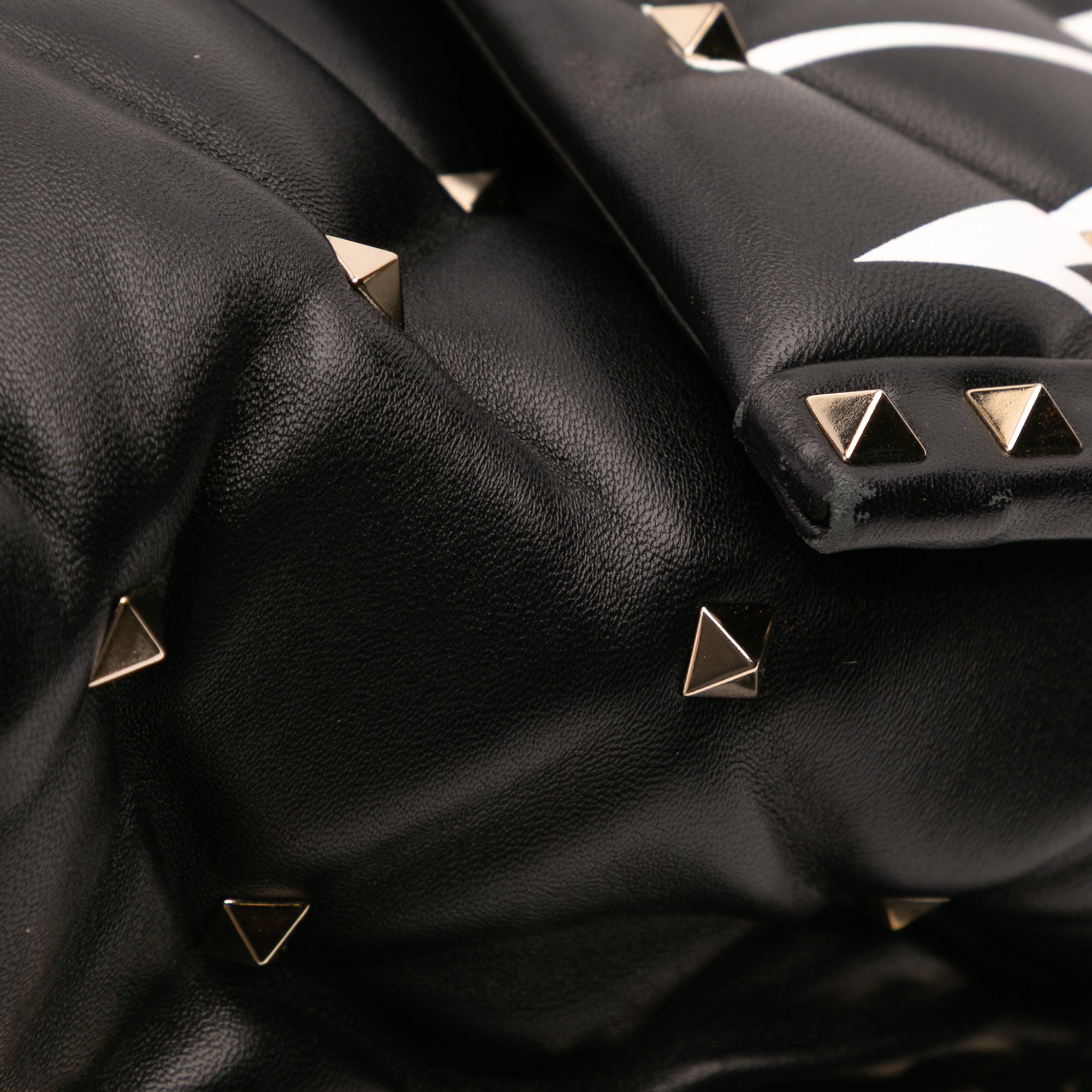 Lambskin VLTN Candystud Top Handle Bag