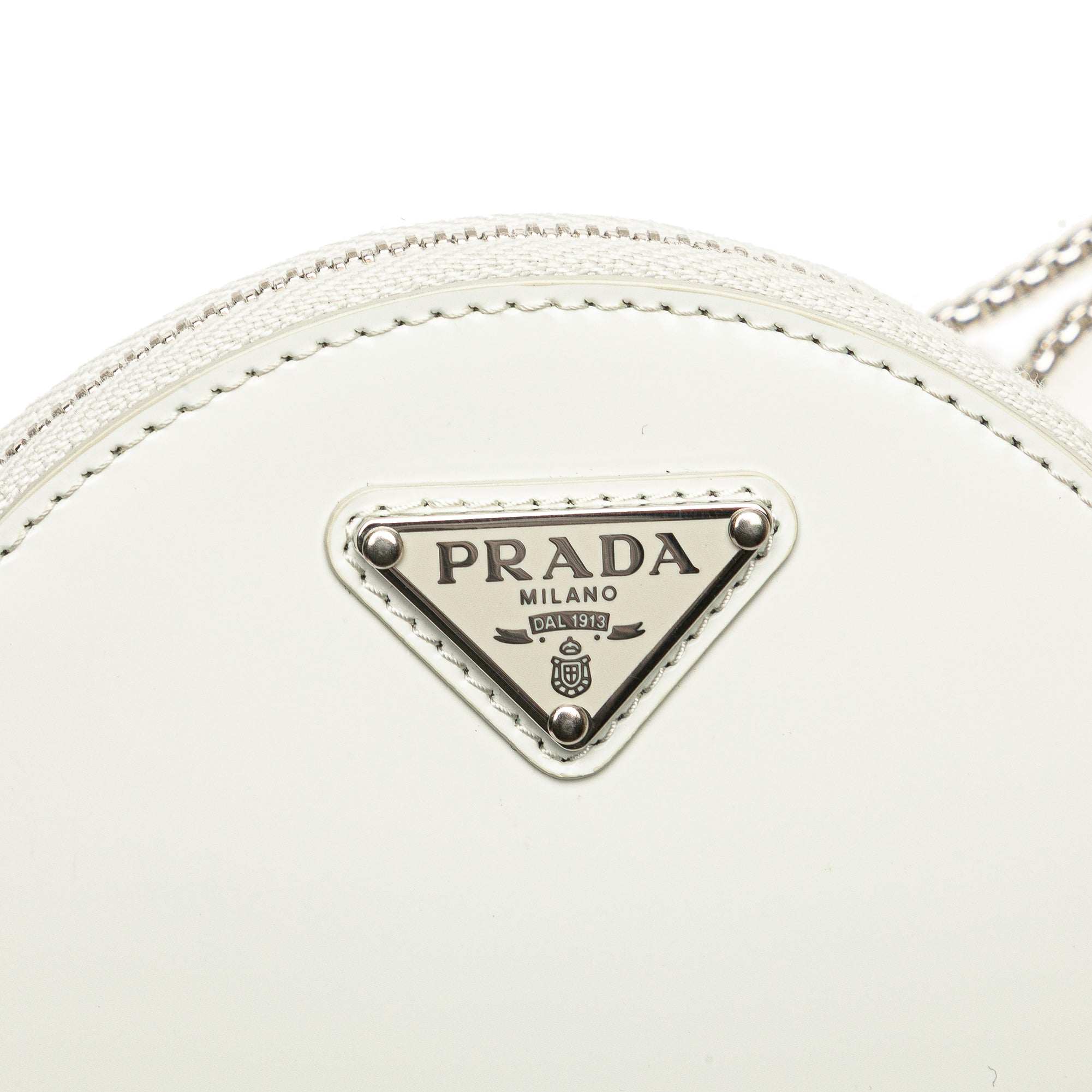 Spazzolato Round Chain Coin Crossbody