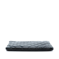 Medium Quilted Patent O Case Clutch
