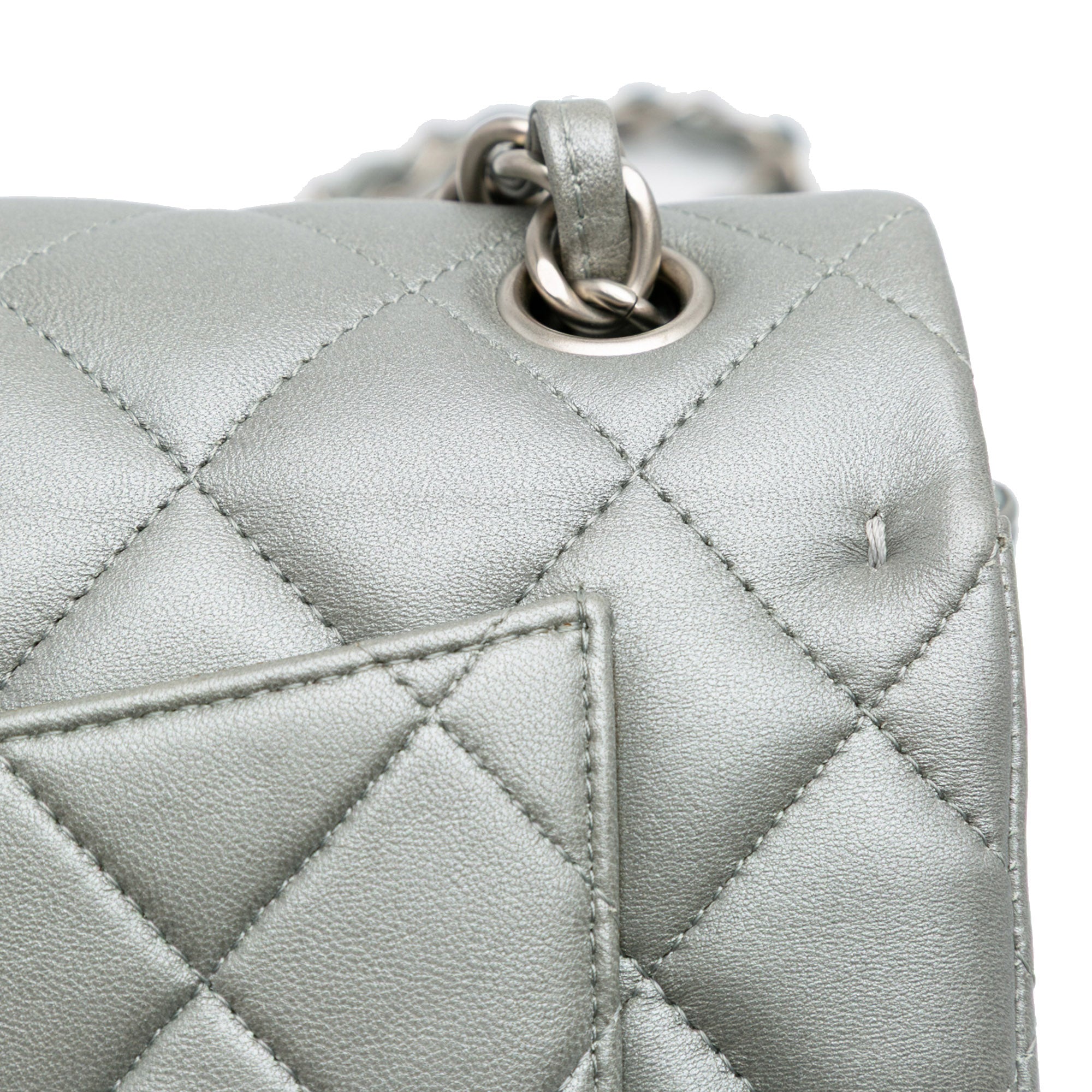 Jumbo Classic Lambskin Double Flap