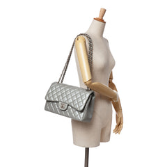 Jumbo Classic Lambskin Double Flap