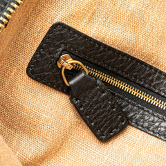 Pebbled Leather Selleria Dome Shoulder Bag