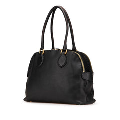Pebbled Leather Selleria Dome Shoulder Bag
