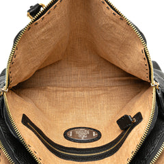 Pebbled Leather Selleria Dome Shoulder Bag
