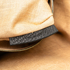 Pebbled Leather Selleria Dome Shoulder Bag