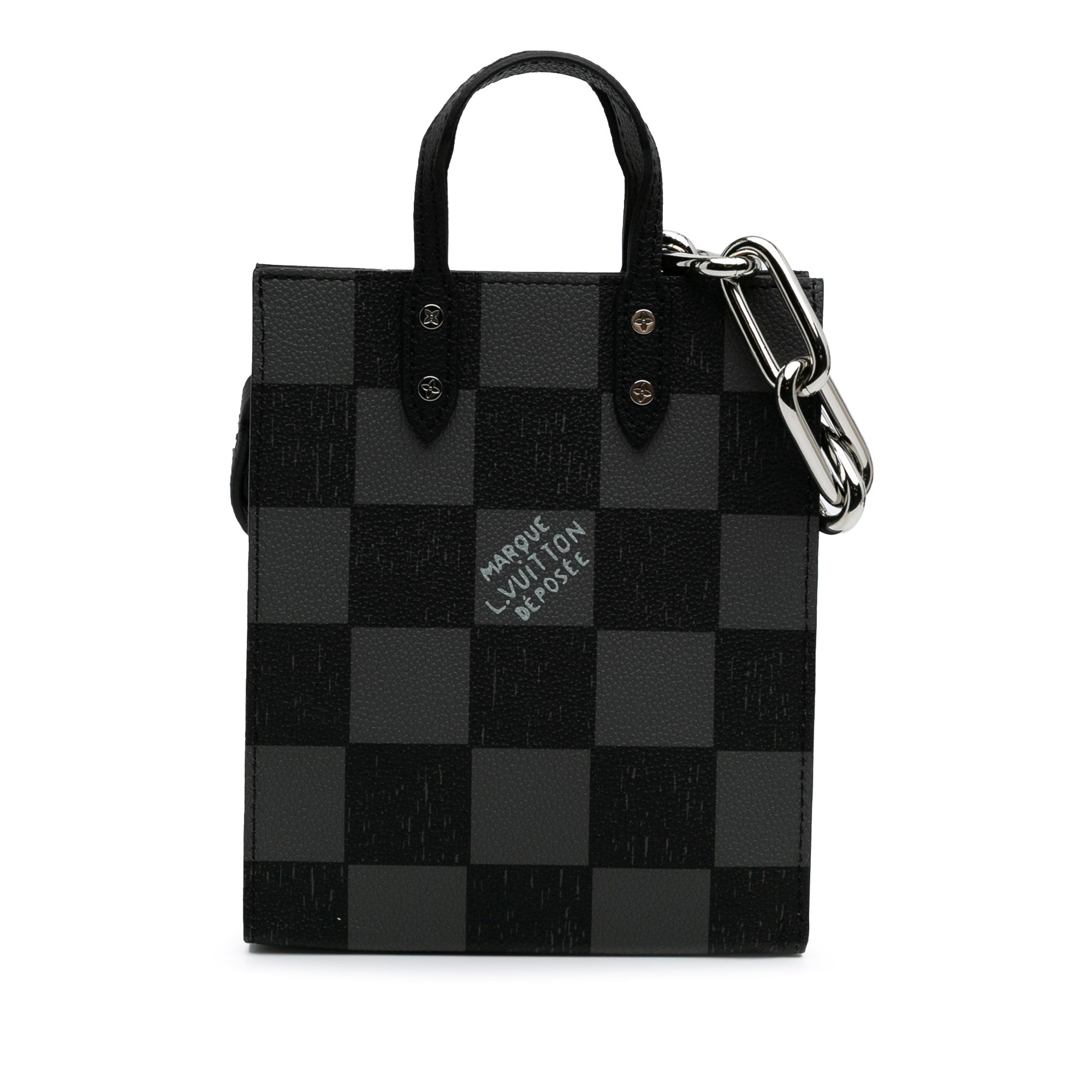 Damier Checkerboard Sac Plat XS