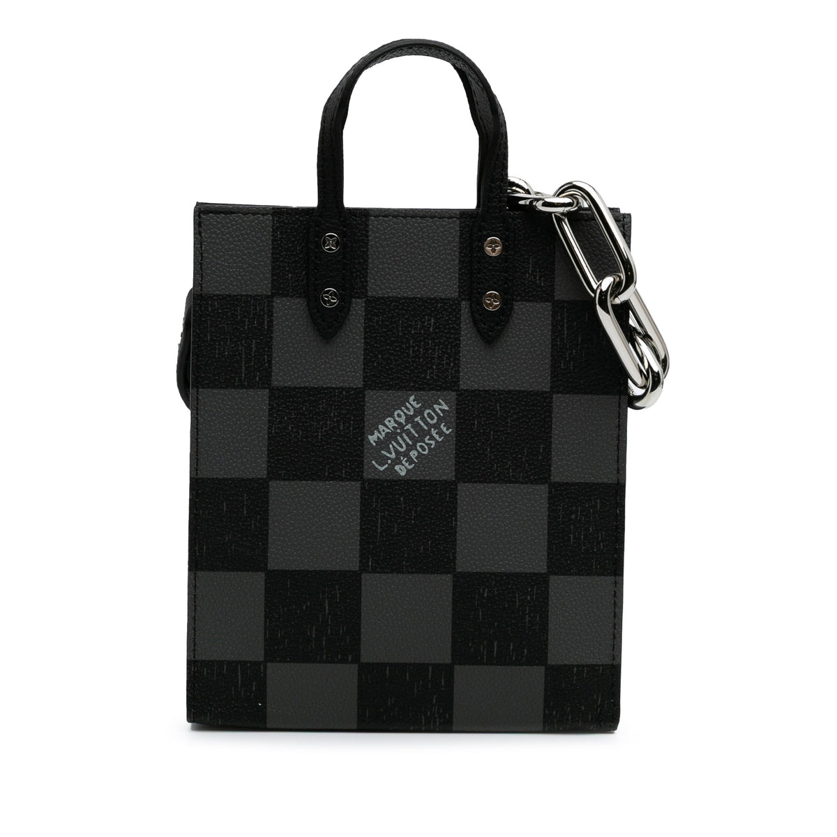 Damier Checkerboard Sac Plat XS