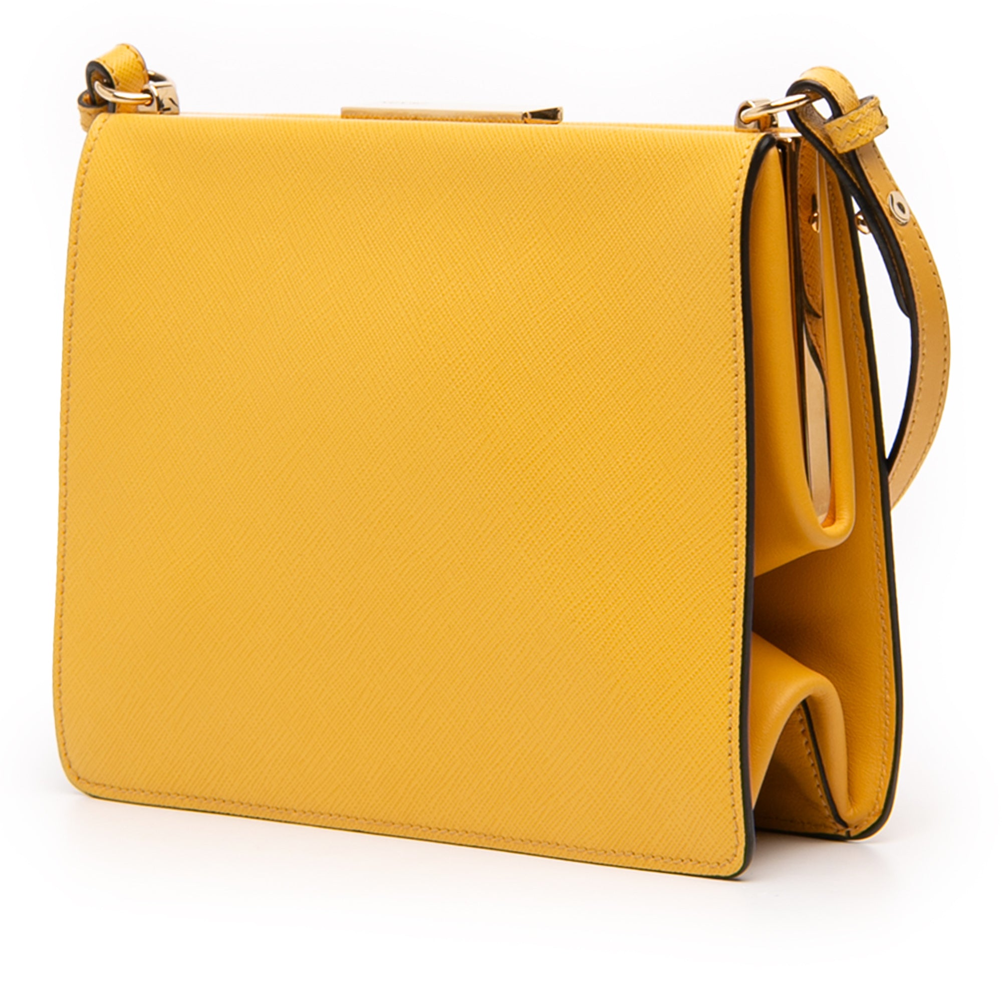 Saffiano City Light Frame Crossbody