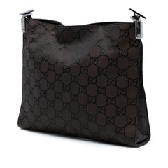 GG Nylon Double Pocket Crossbody