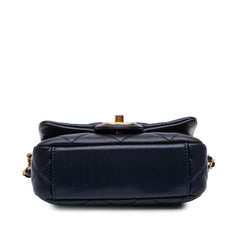 Mini Caviar Twist Your Buttons Flap