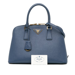 Medium Saffiano Lux Promenade Satchel