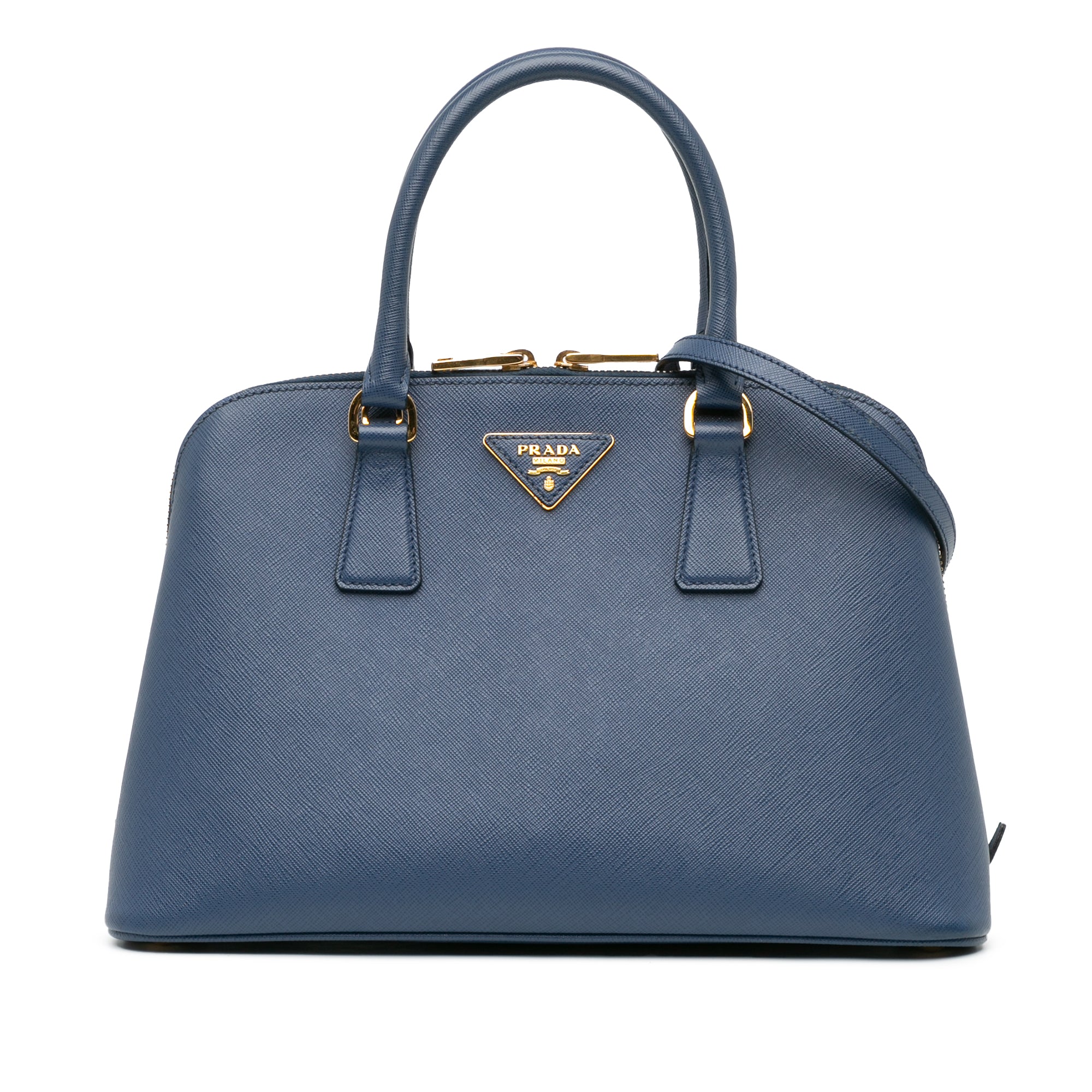 Medium Saffiano Lux Promenade Satchel