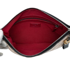 Medium Aged Calfskin Gabrielle O Case Clutch