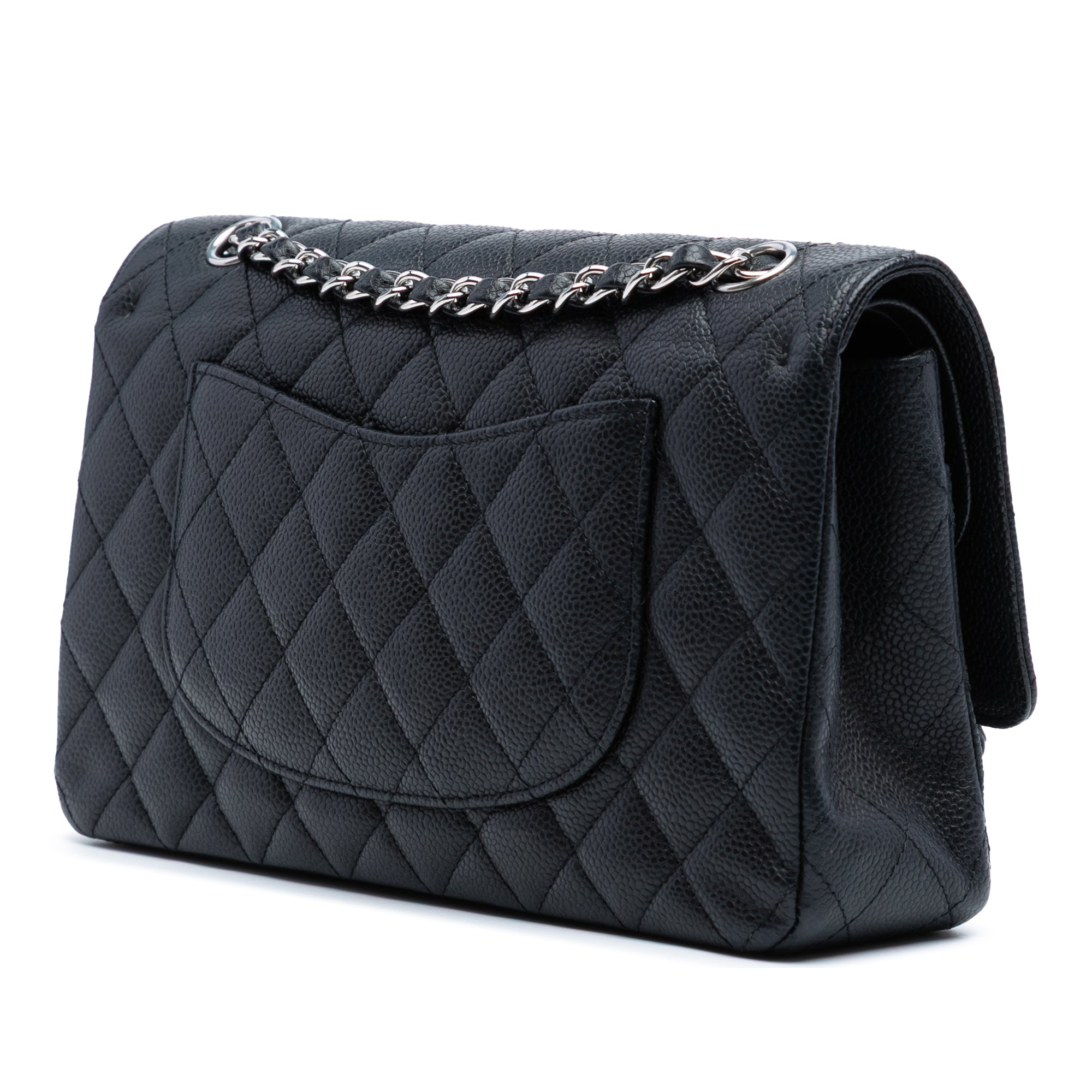 Medium Classic Caviar Double Flap