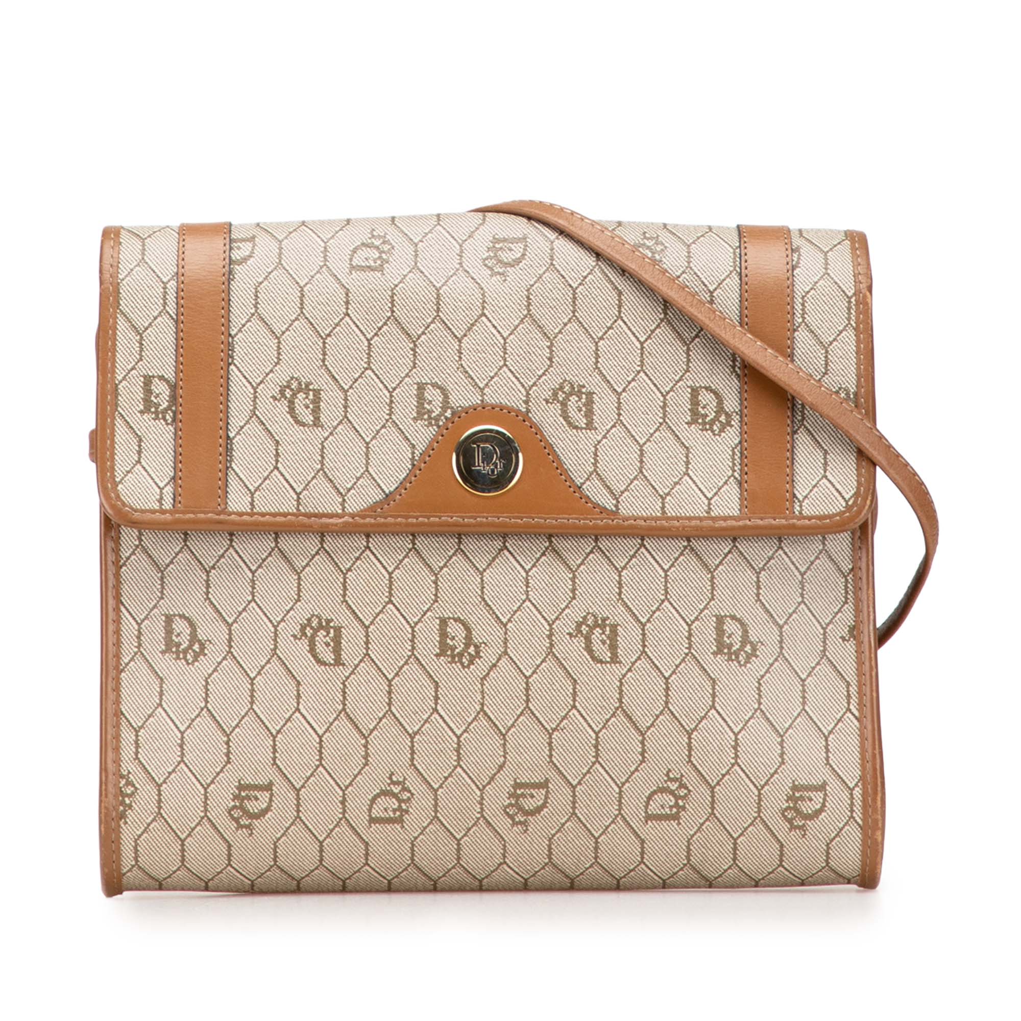 Honeycomb Coated Canvas Crossbody