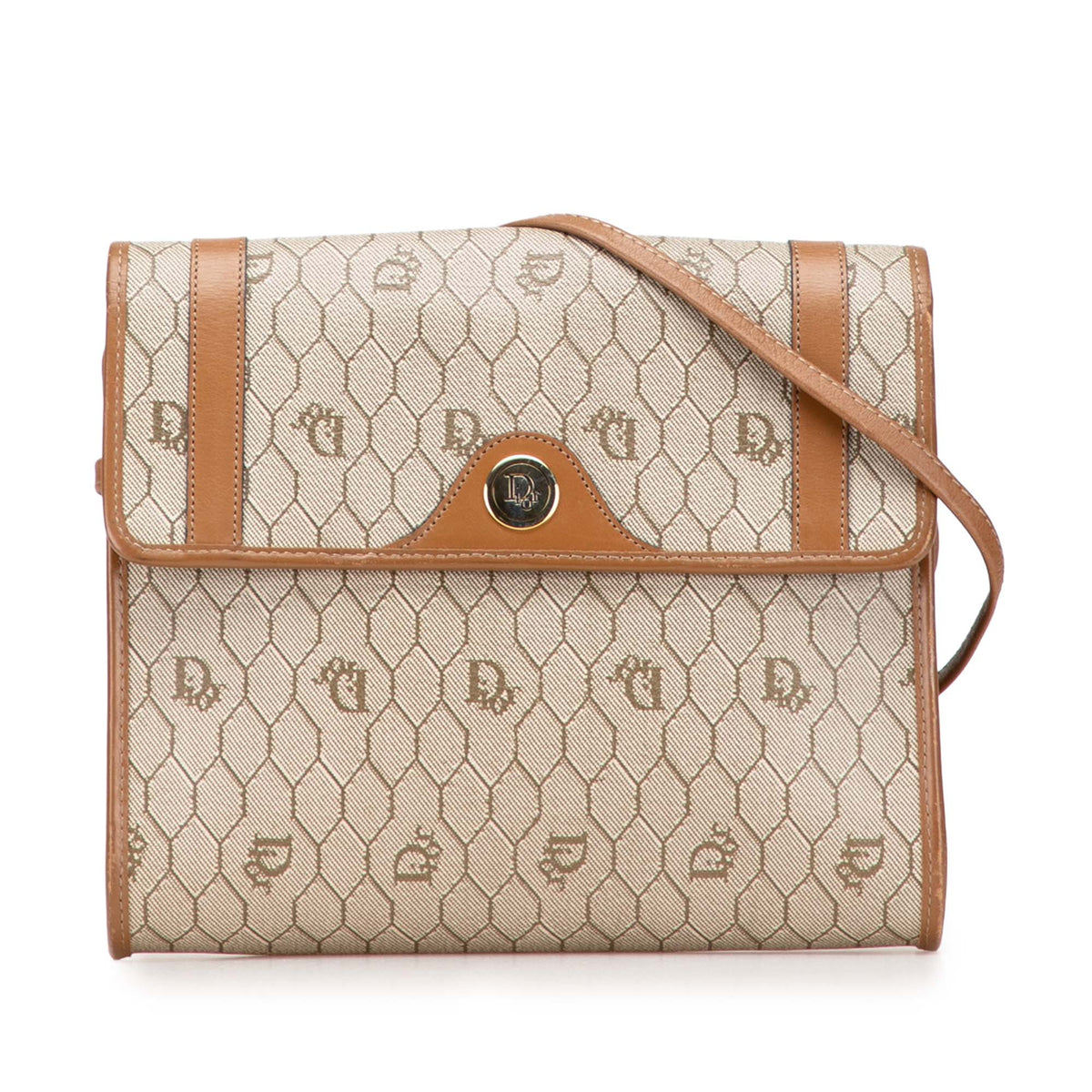 Honeycomb Coated Canvas Crossbody