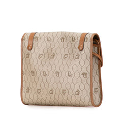 Honeycomb Coated Canvas Crossbody