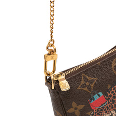 Monogram Giraffe Christmas Mini Pochette Accessoires