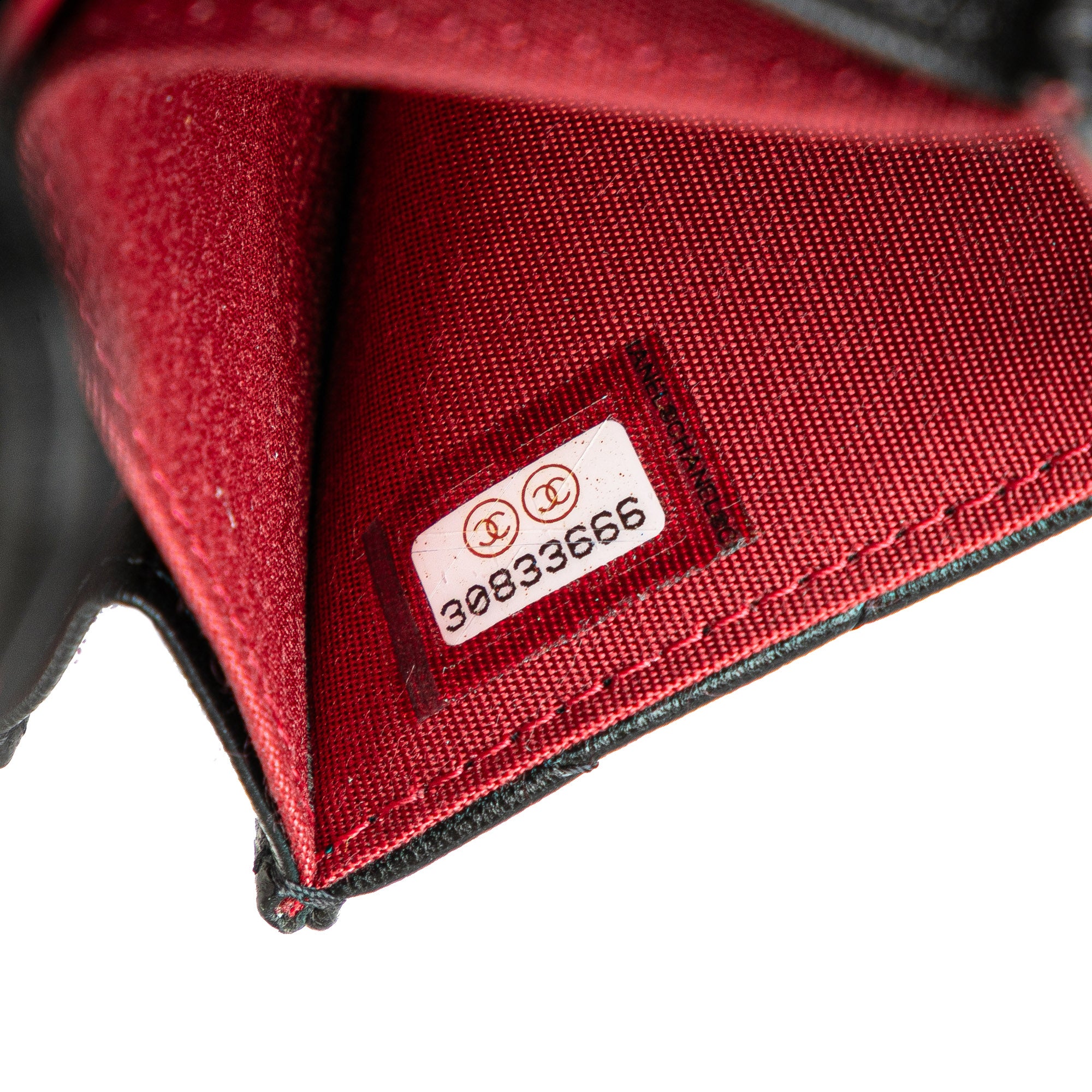 Quilted Lambskin Chanel 19 Card Holder On Chain