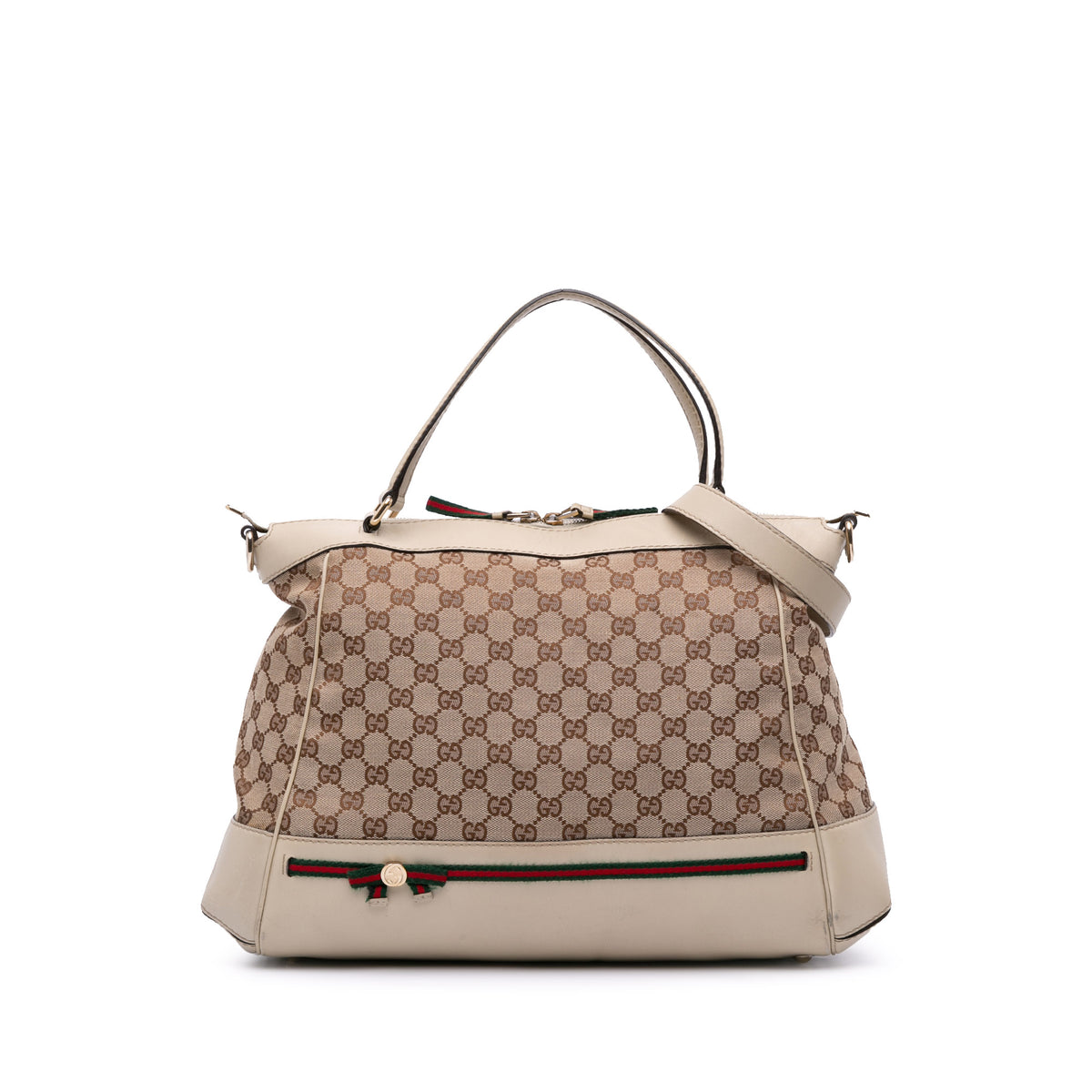 GG Canvas Web Mayfair Satchel