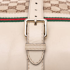GG Canvas Web Mayfair Satchel