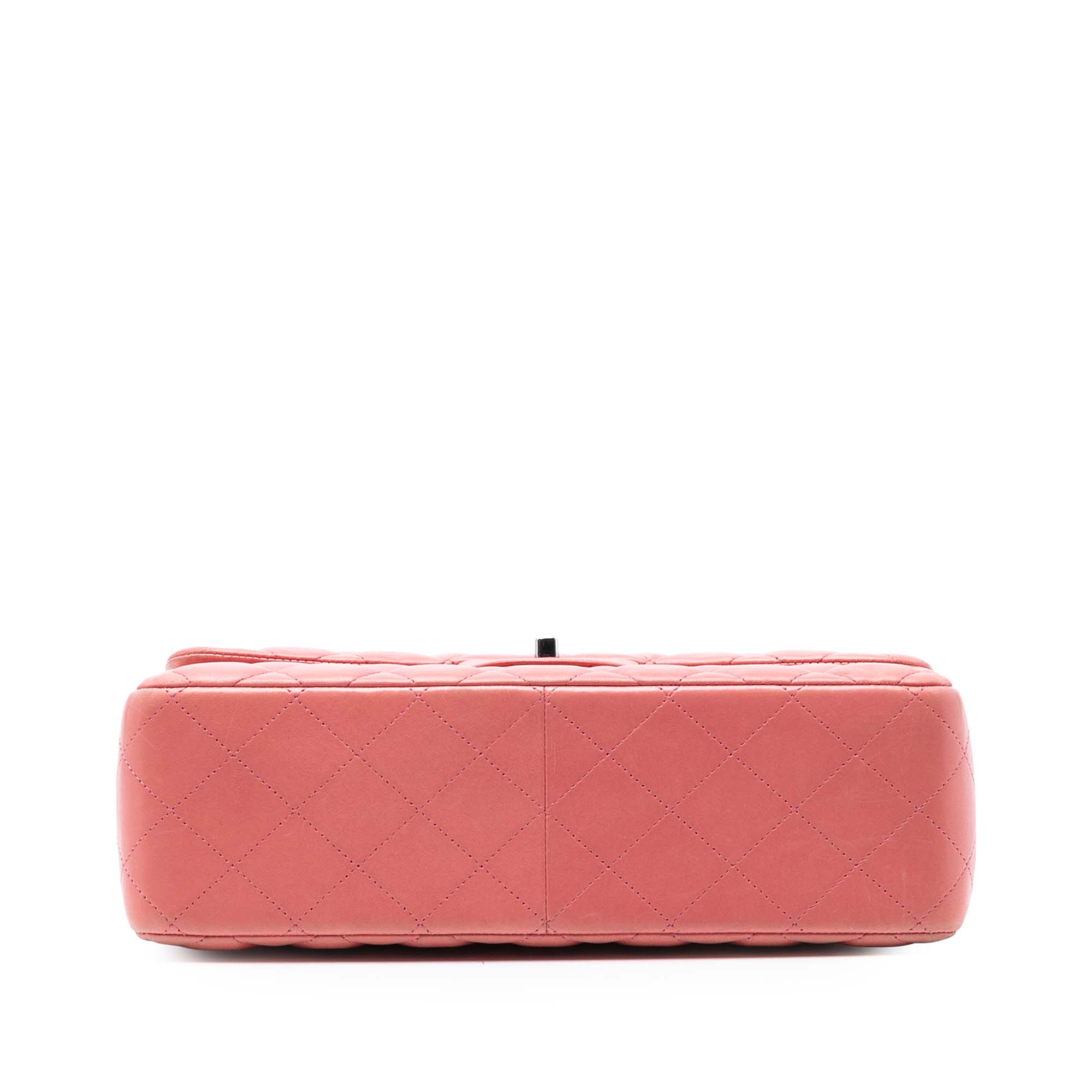 Jumbo Classic Lambskin Double Flap