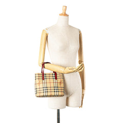 Haymarket Check Coated Canvas Handbag