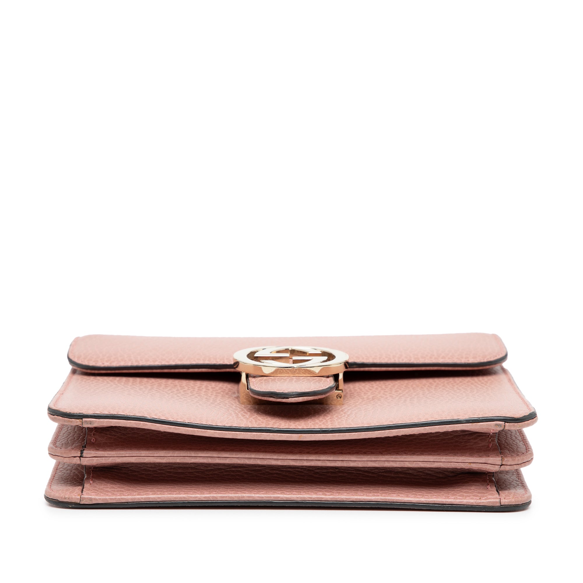 Small Dollar Calfskin Interlocking G Crossbody