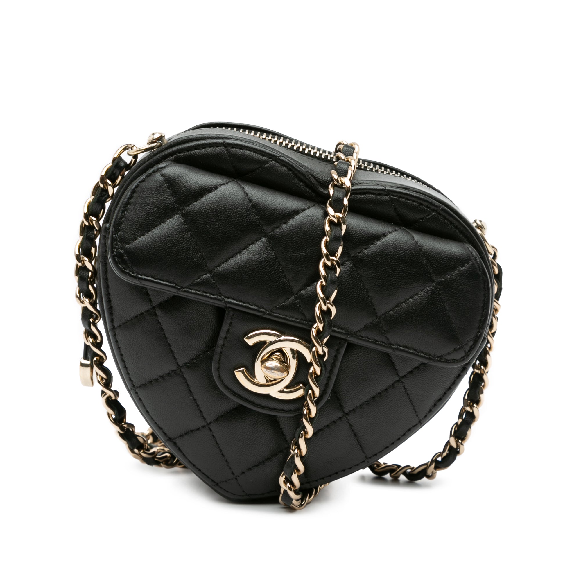 Mini Lambskin CC in Love Heart Crossbody