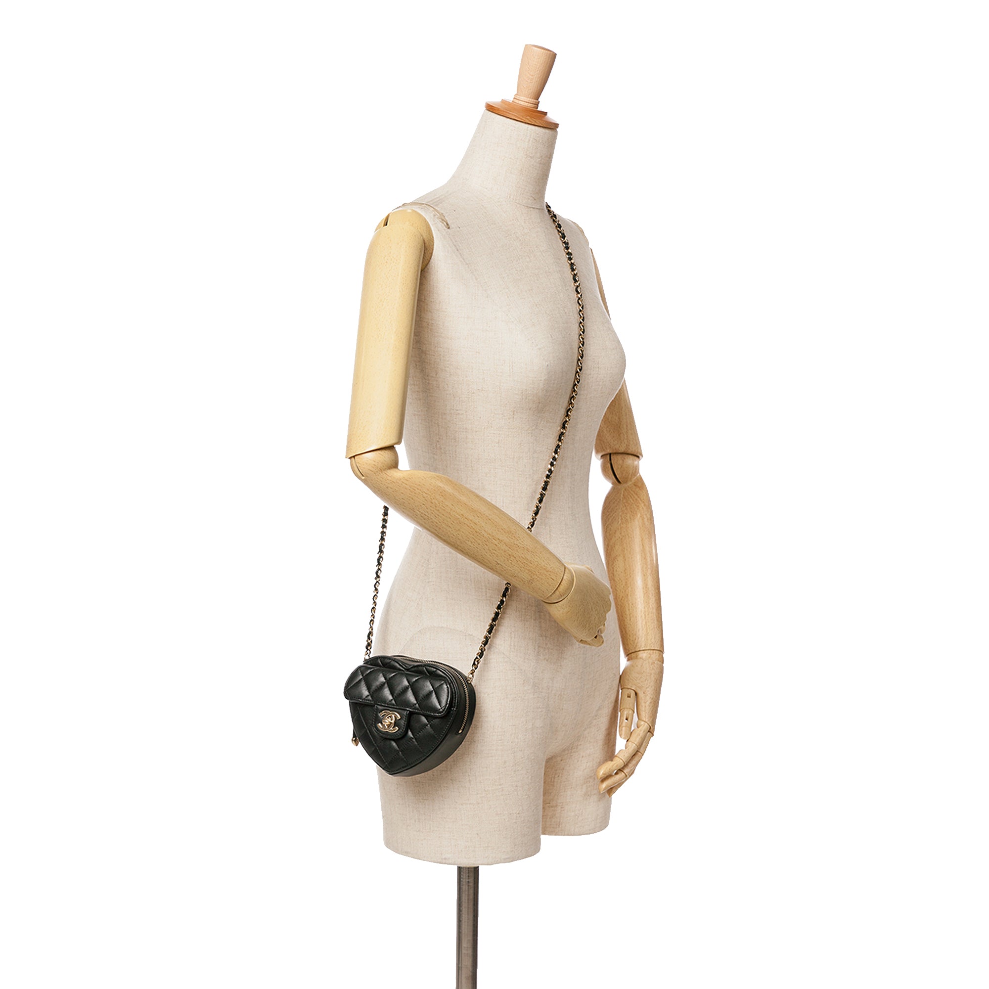 Mini Lambskin CC in Love Heart Crossbody