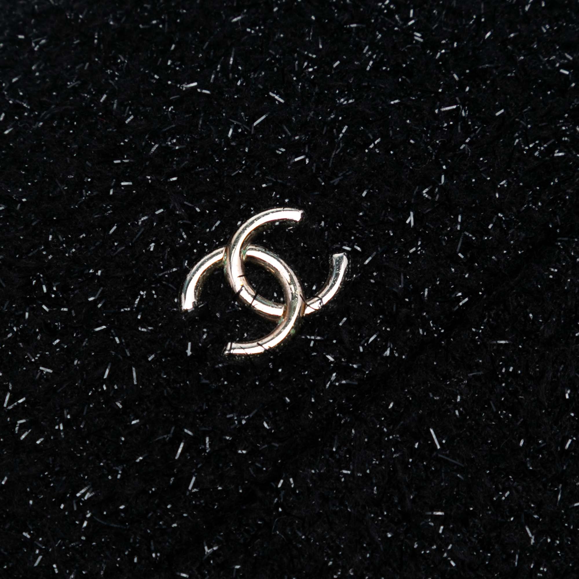 CC Tweed Chain Around Tablet Holder Crossbody