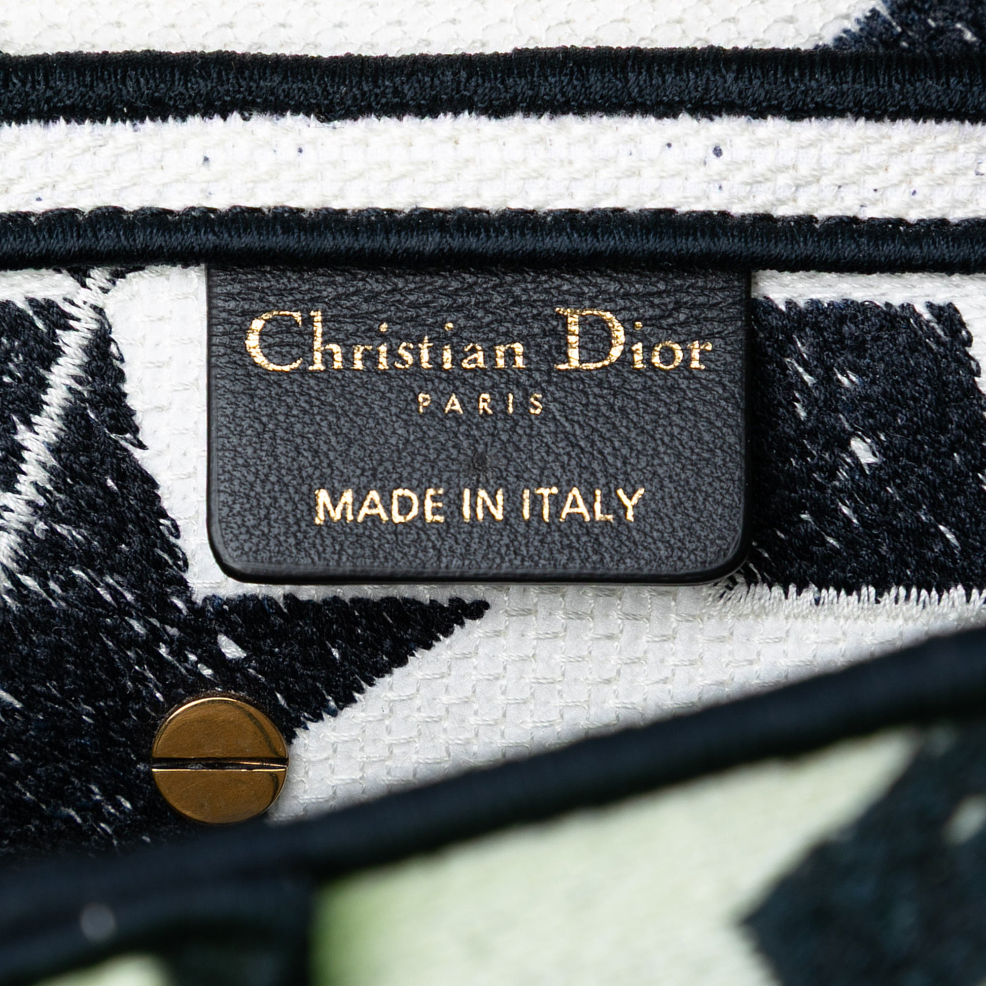 Embroidered Canvas Stars Saddle Bag