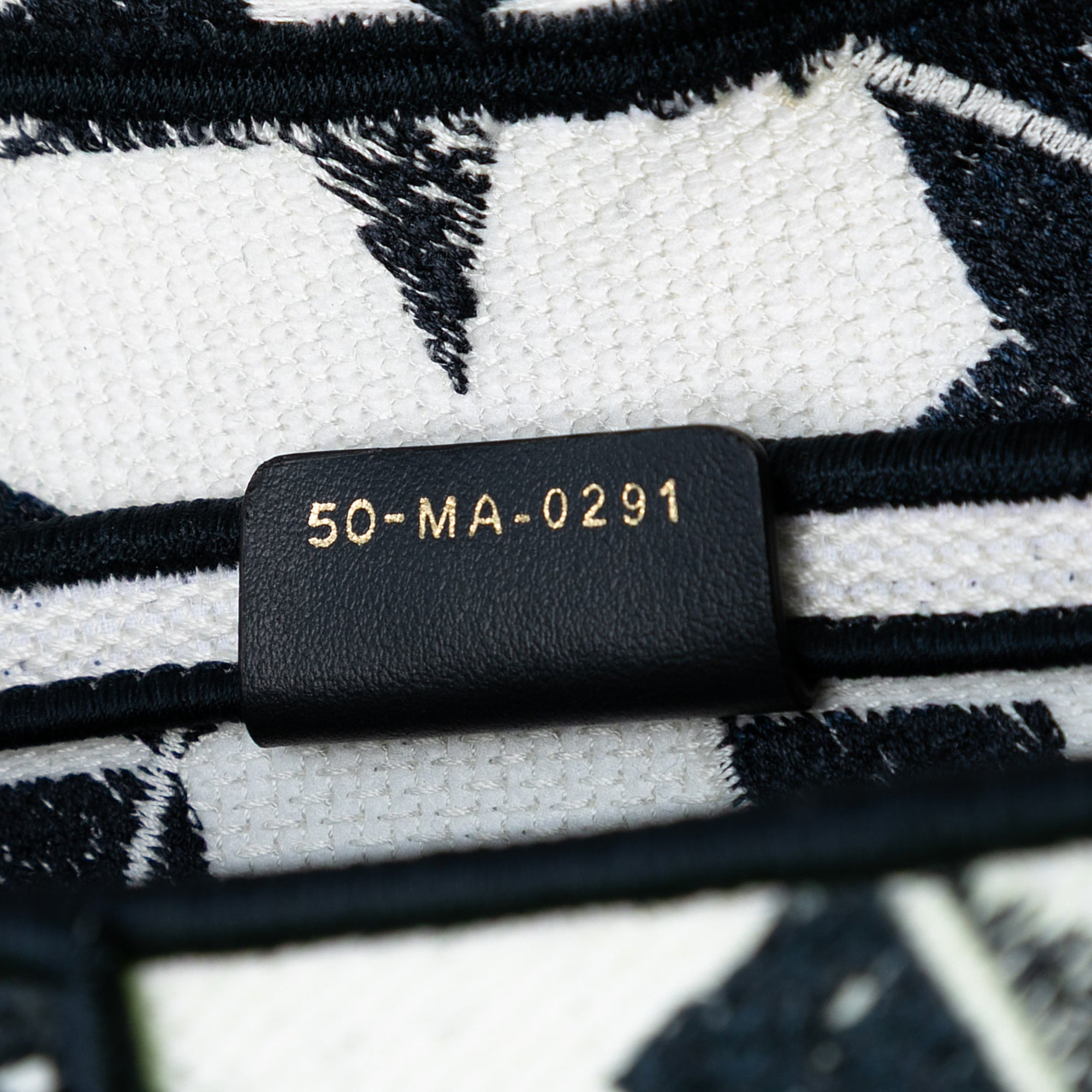 Embroidered Canvas Stars Saddle Bag