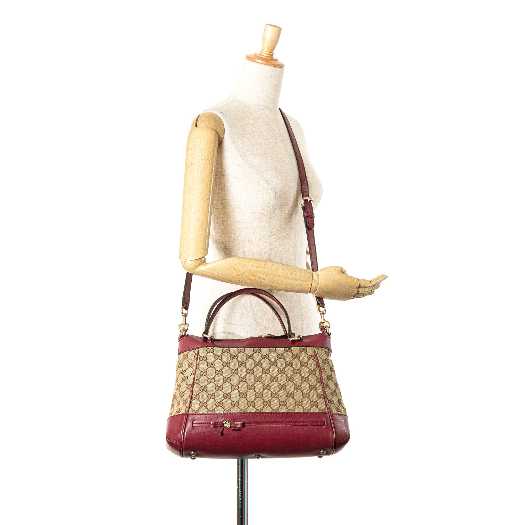 GG Canvas Mayfair Satchel