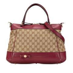 GG Canvas Mayfair Satchel