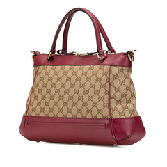 GG Canvas Mayfair Satchel
