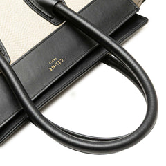 Mini Tricolor Calfskin Luggage Tote