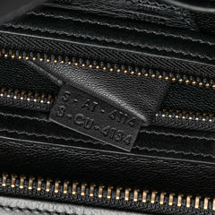 Mini Tricolor Calfskin Luggage Tote