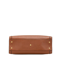 Small Leather Bamboo Diana Satchel