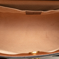 Small Leather Bamboo Diana Satchel
