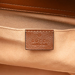 Small Leather Bamboo Diana Satchel