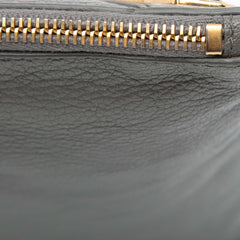 Lambskin Motocross Metallic Edge Flat Clutch