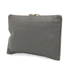 Lambskin Motocross Metallic Edge Flat Clutch
