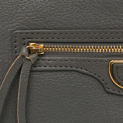Lambskin Motocross Metallic Edge Flat Clutch