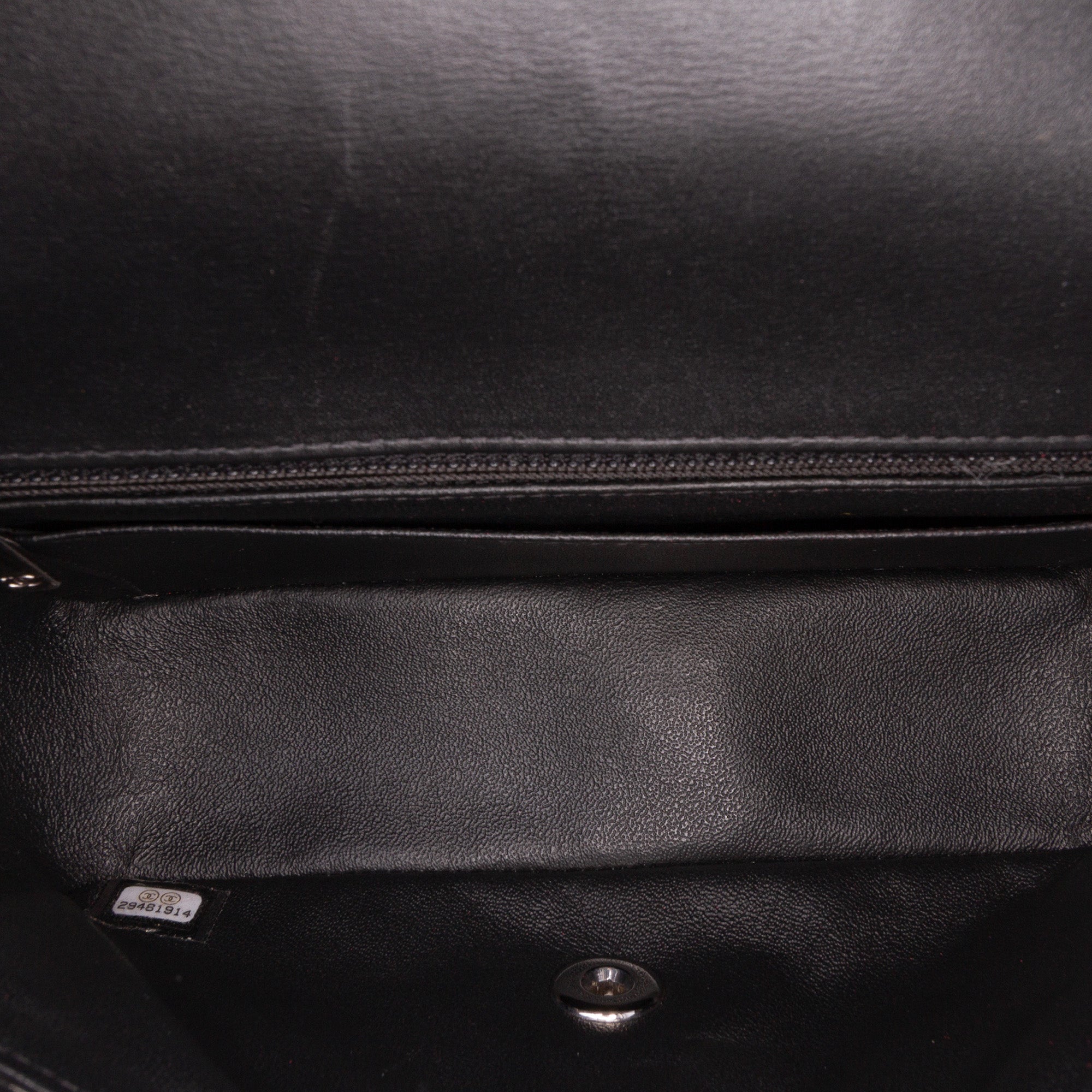 Mini Rectangular Classic Bicolor Patent Single Flap