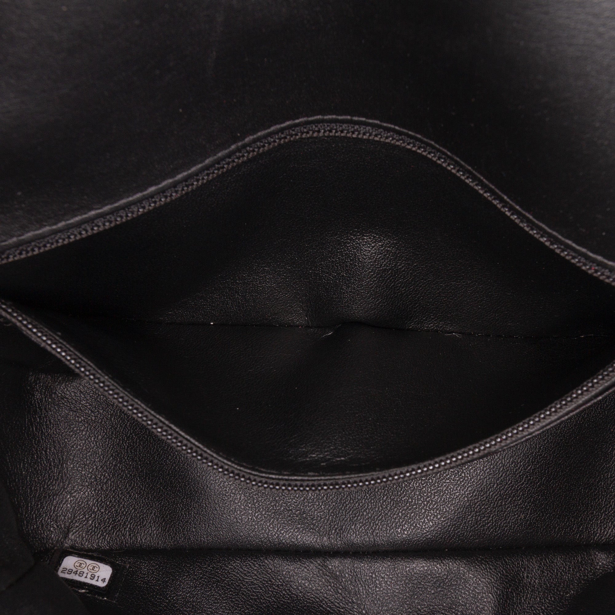 Mini Rectangular Classic Bicolor Patent Single Flap