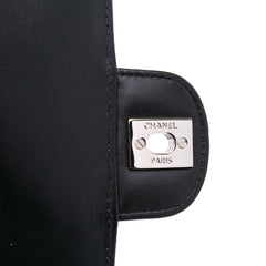 Mini Rectangular Classic Bicolor Patent Single Flap
